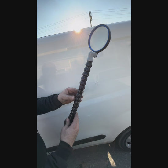 Clear dent visibility through the 100mm PDR inspection lens