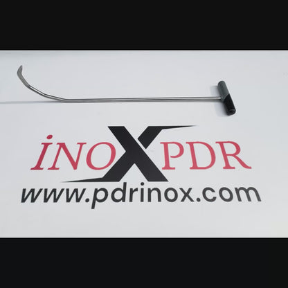 Profile view of the 60cm hook-shaped PDR fender repair tool