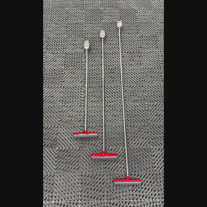 Bari Edition 3-Piece Double-Bend Vertical Wide Oval Head PDR Rod Set with T-Handles (10mm)