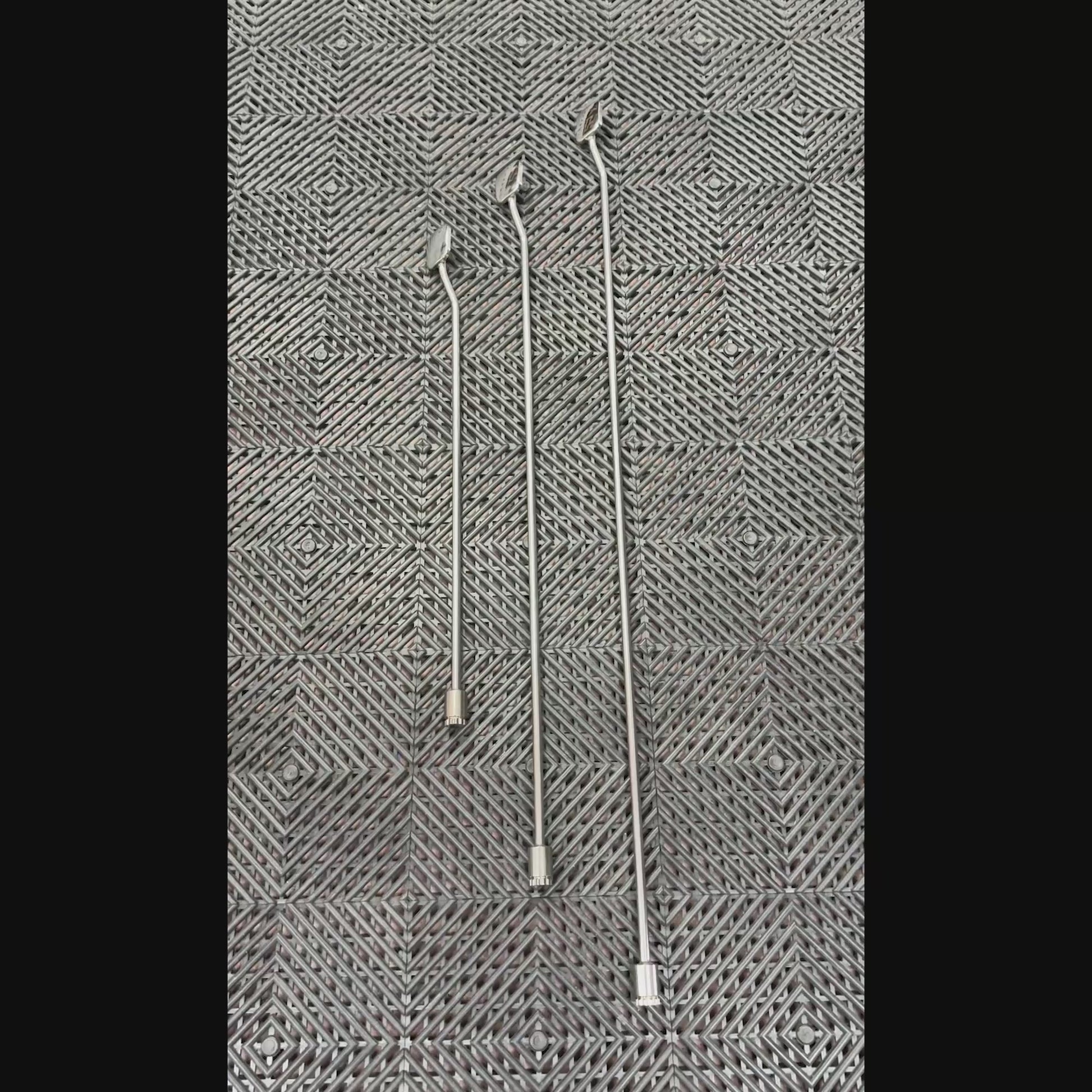 Padova Edition 3-Piece Double-Bend Tapered Square Head PDR Rod Set (10mm)