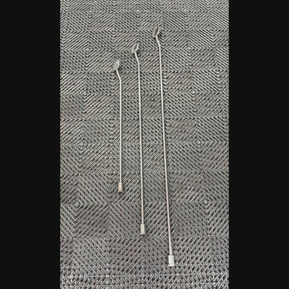 Padova Edition 3-Piece Double-Bend Tapered Square Head PDR Rod Set (10mm)