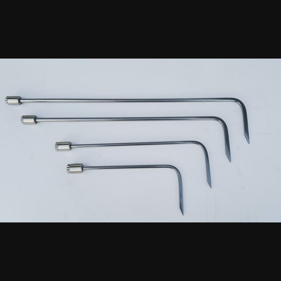 Layout of the 4-piece Amsterdam Edition pointed tip PDR set