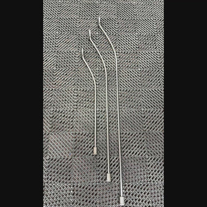 Como Edition 3-Piece 155° Curved Textured Square Head PDR Rod Set (10mm)