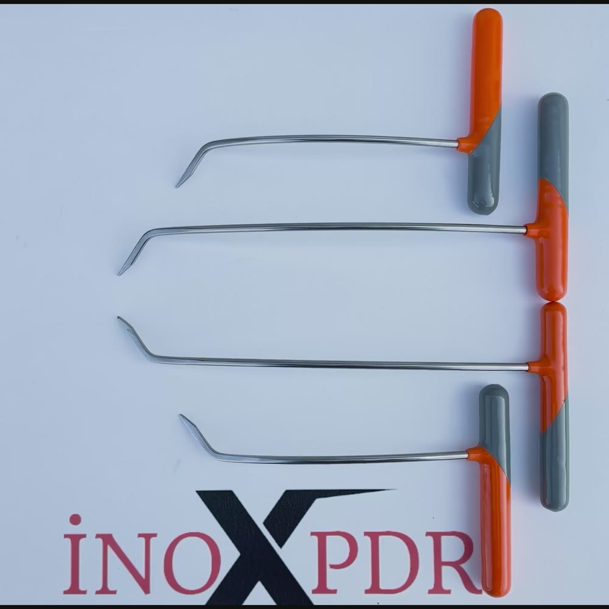 Full 4-piece layout of the rainbow bend PDR tool set