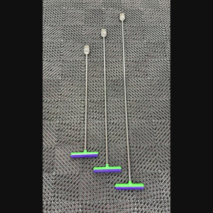 Lecce Edition 3-Piece Straight Vertical Wide Oval Head PDR Rod Set with T-Handles (10mm)