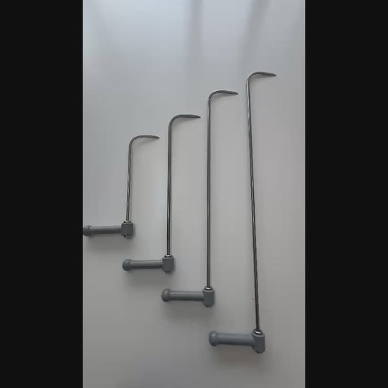 360 degree rotatable handles on Toulon series PDR rods
