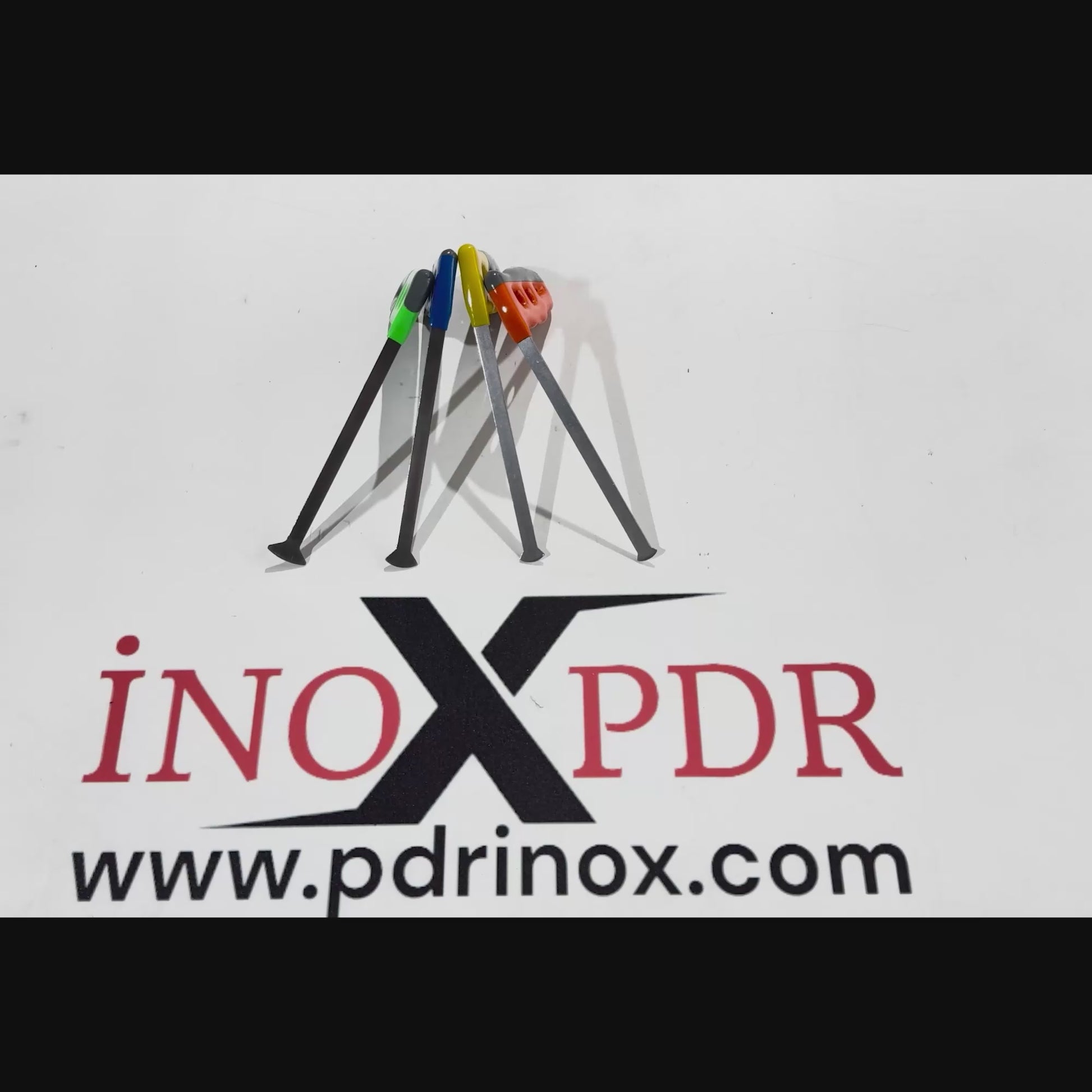 PDR INOX Mardin Edition tool pushing a shallow vehicle dent