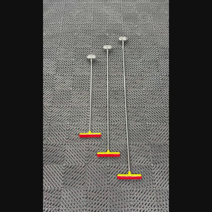 Modena Edition 3-Piece Double-Bend Wide Oval Head PDR Rod Set with T-Handles (10mm)