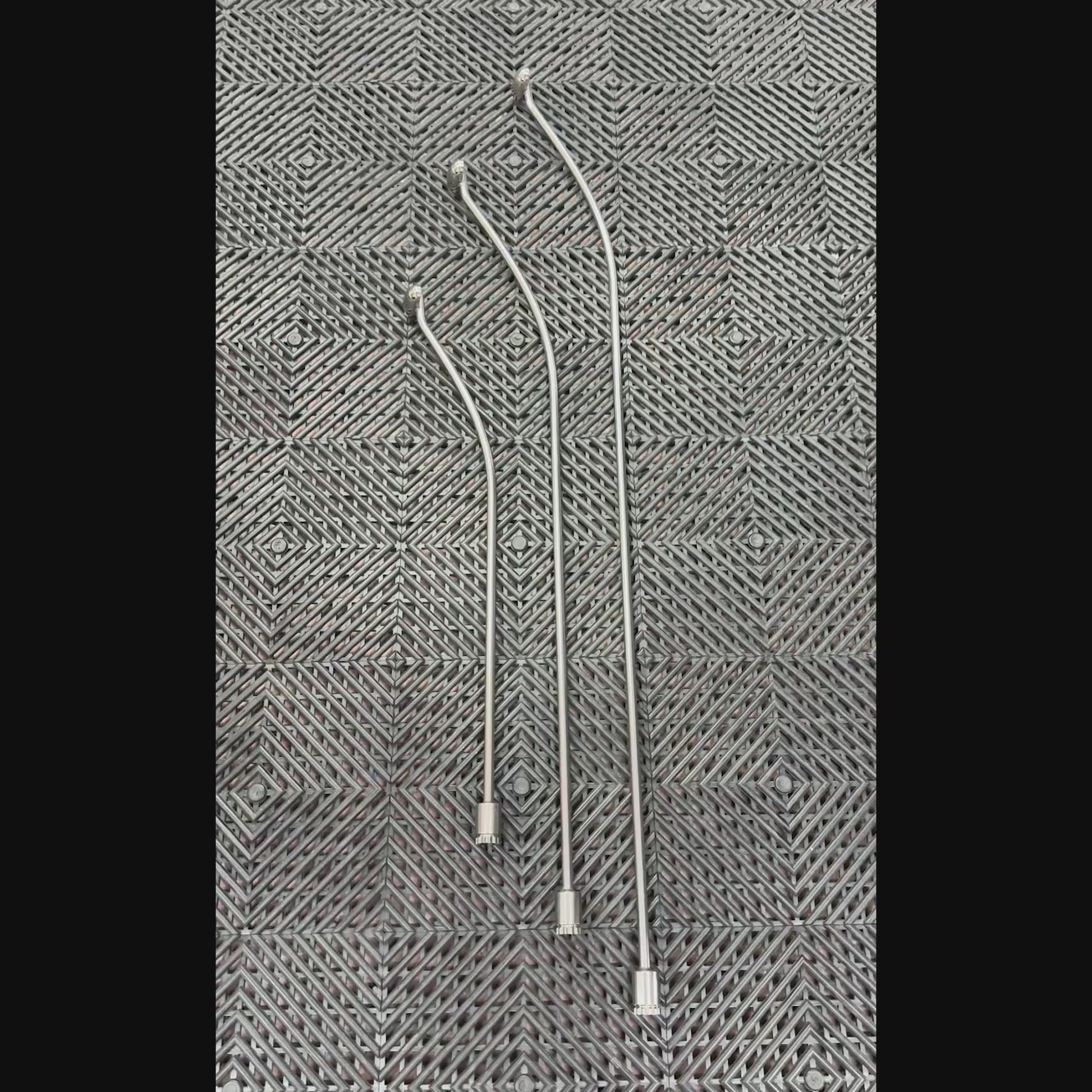Perugia Edition 3-Piece 155° Curved Horizontal Oval Head PDR Rod Set (10mm)