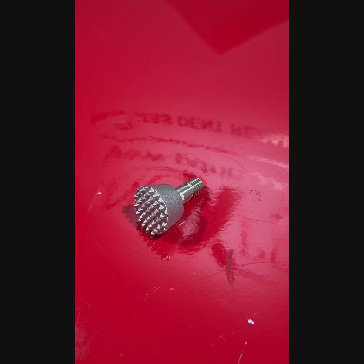 PDR INOX Rotatable Serrated Stainless Steel PDR Tip (M8 Thread)