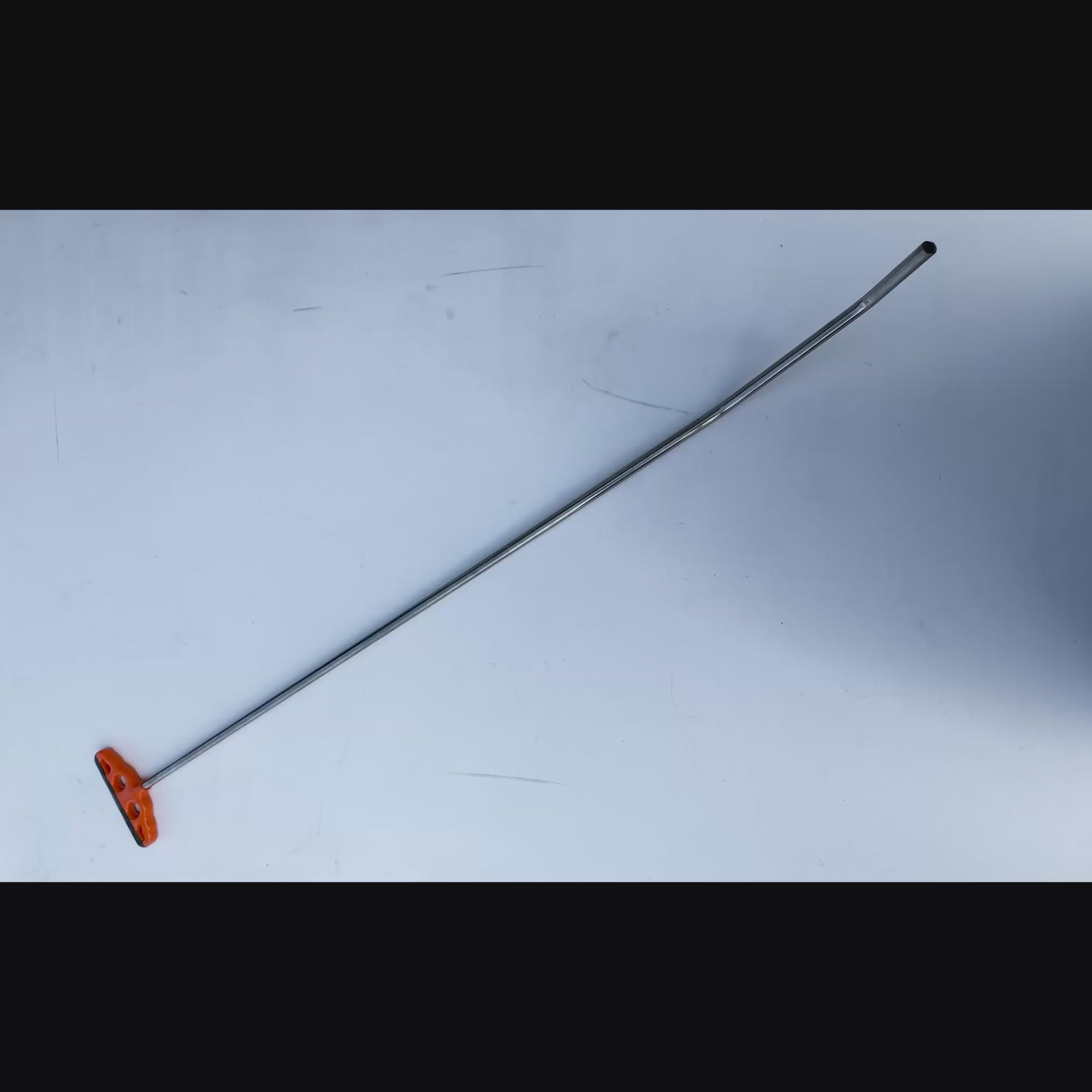 Detailed view of the interchangeable tip attached to Zyveron rod