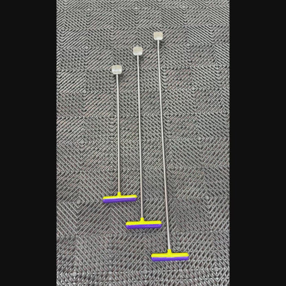 Mantova Edition 3-Piece Double-Bend Tapered Square Head PDR Rod Set with T-Handles (10mm)