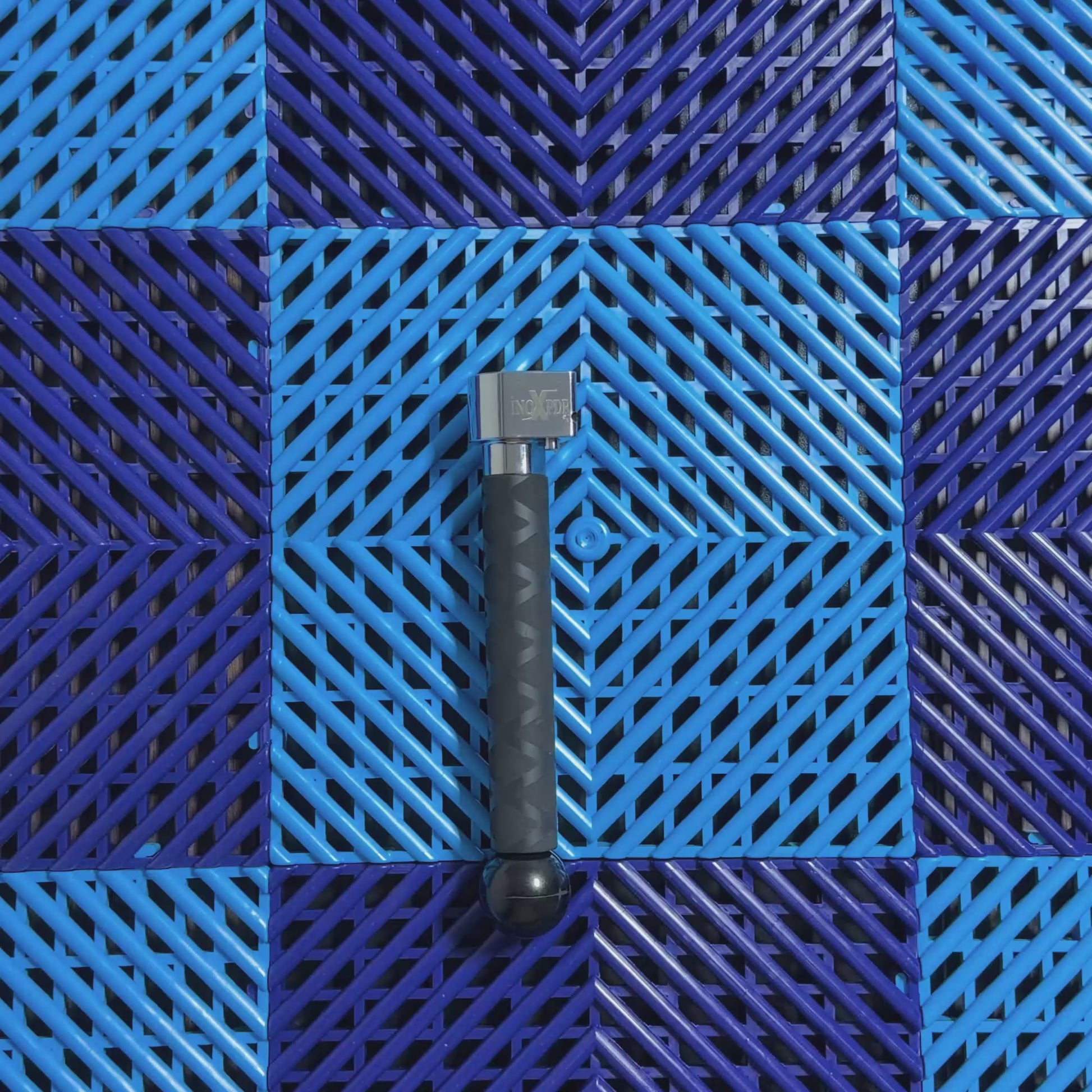 PDR INOX tactical inline sword handle used by an auto body technician