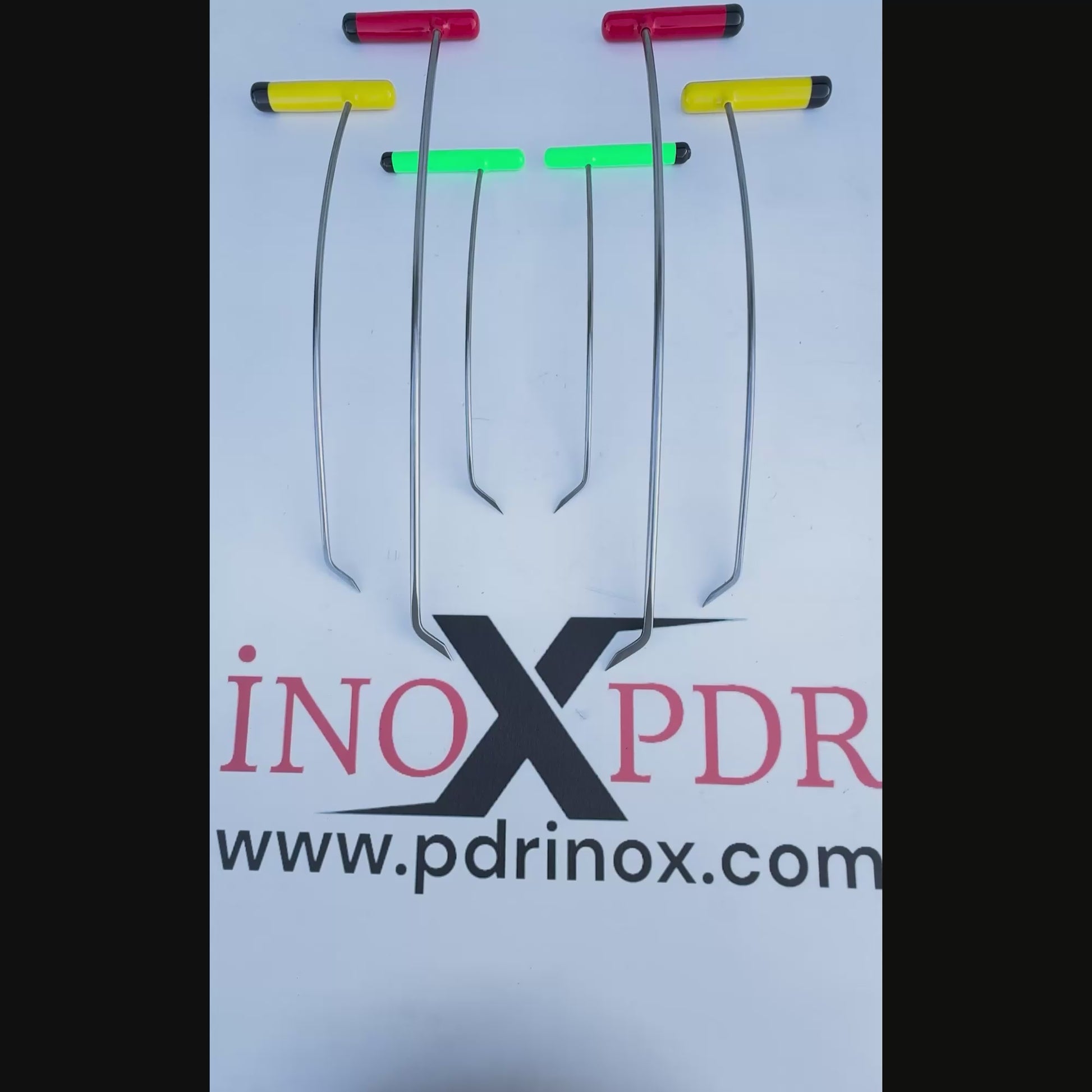 Myvora Edition 6-Piece Single Bend PDR Rod Set (Sharp Tip)