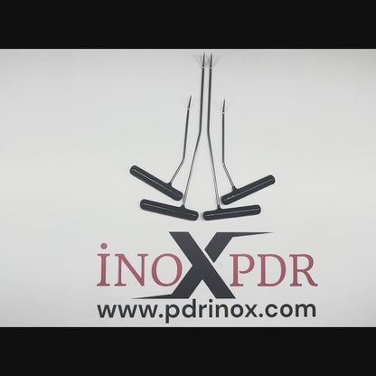 Full 4-piece layout of the double-bend PDR tool set