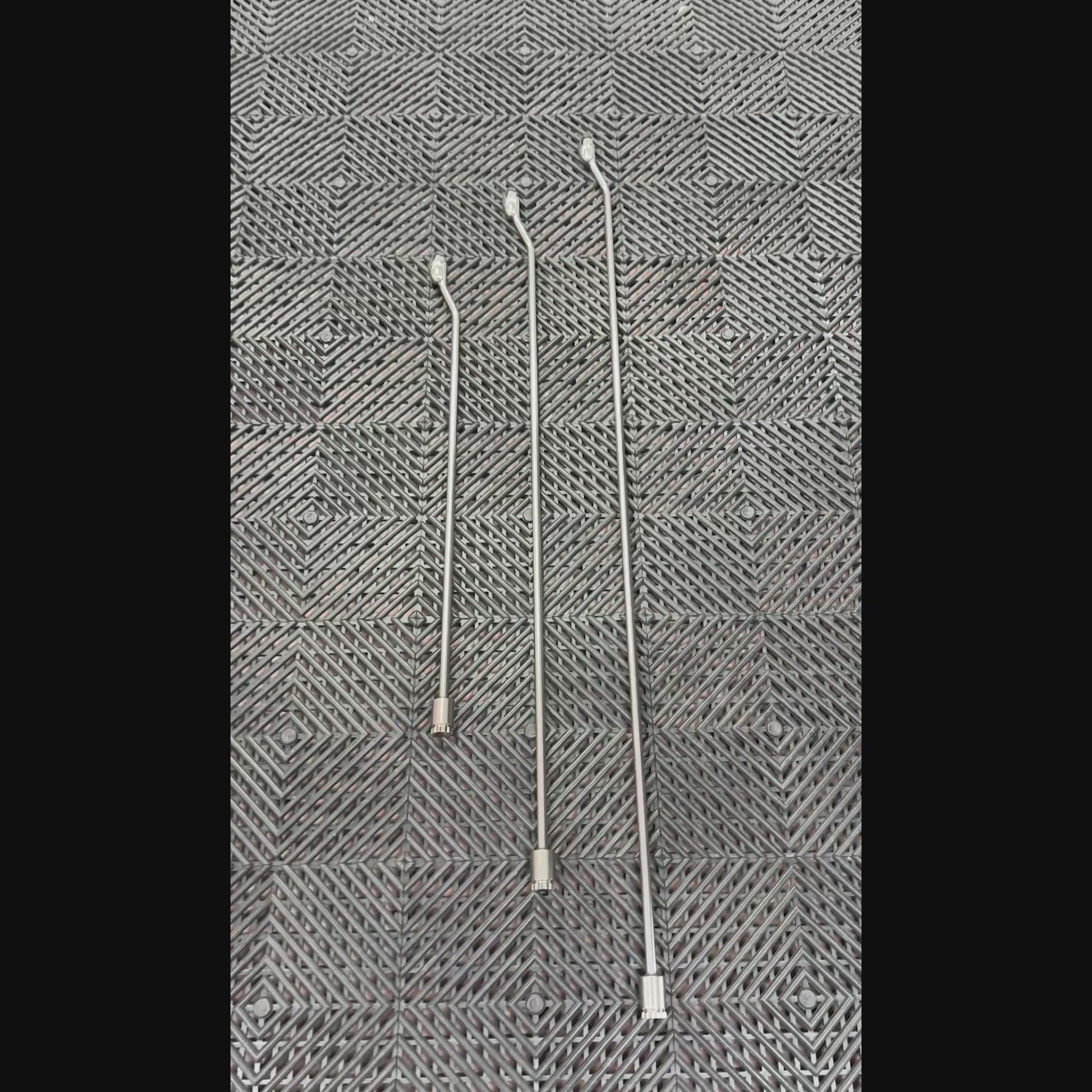 Bergamo Edition 3-Piece Double-Bend Oval Spoon Head PDR Rod Set (10mm)