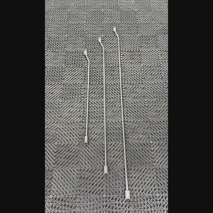 Bergamo Edition 3-Piece Double-Bend Oval Spoon Head PDR Rod Set (10mm)