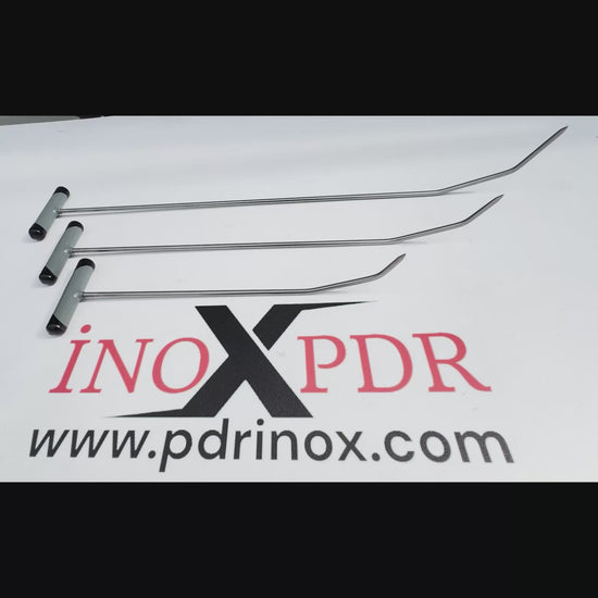 Complete 3-piece layout of the double bend PDR tool set