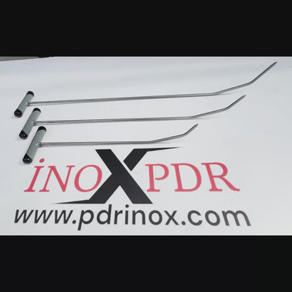 Complete 3-piece layout of the double bend PDR tool set