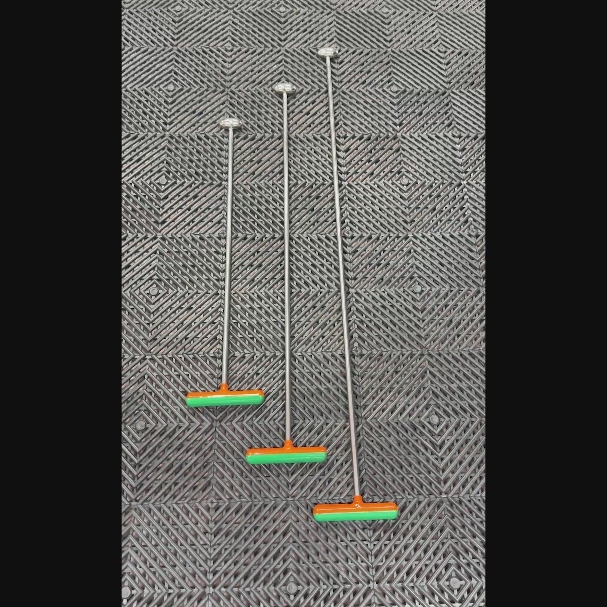 Asti Edition 3-Piece Straight Horizontal Oval Head PDR Rod Set with T-Handles (10mm)