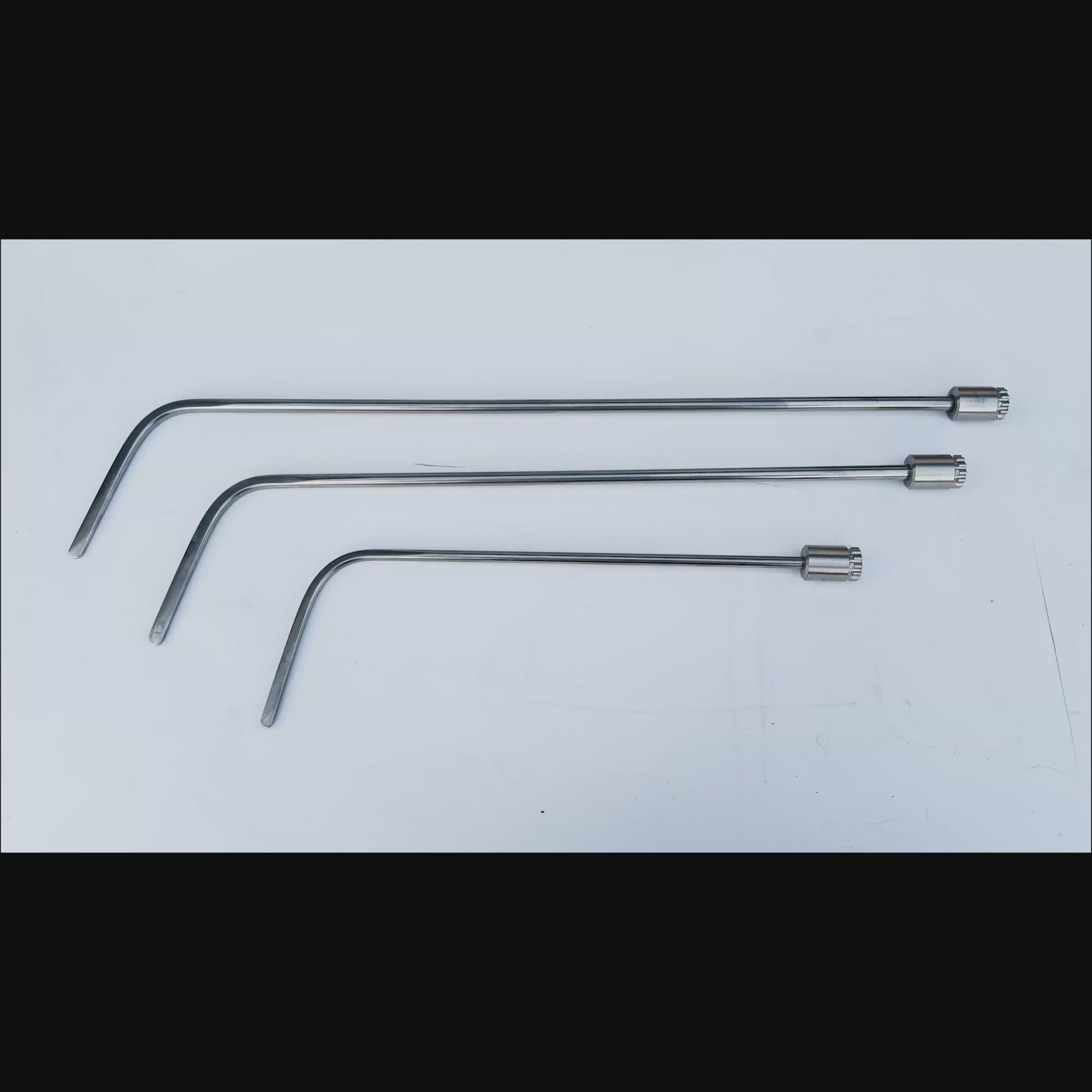 360 degree rotatable handles on the Berlin series PDR rods
