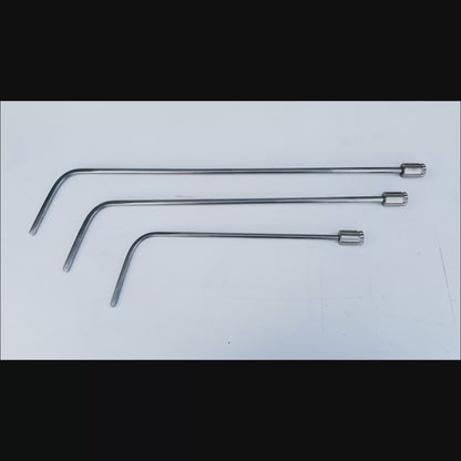 360 degree rotatable handles on the Berlin series PDR rods
