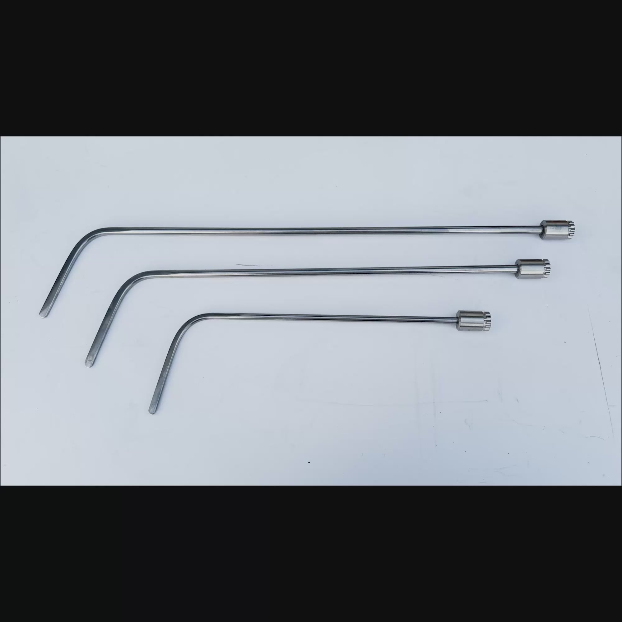 360 degree rotatable handles on the Berlin series PDR rods