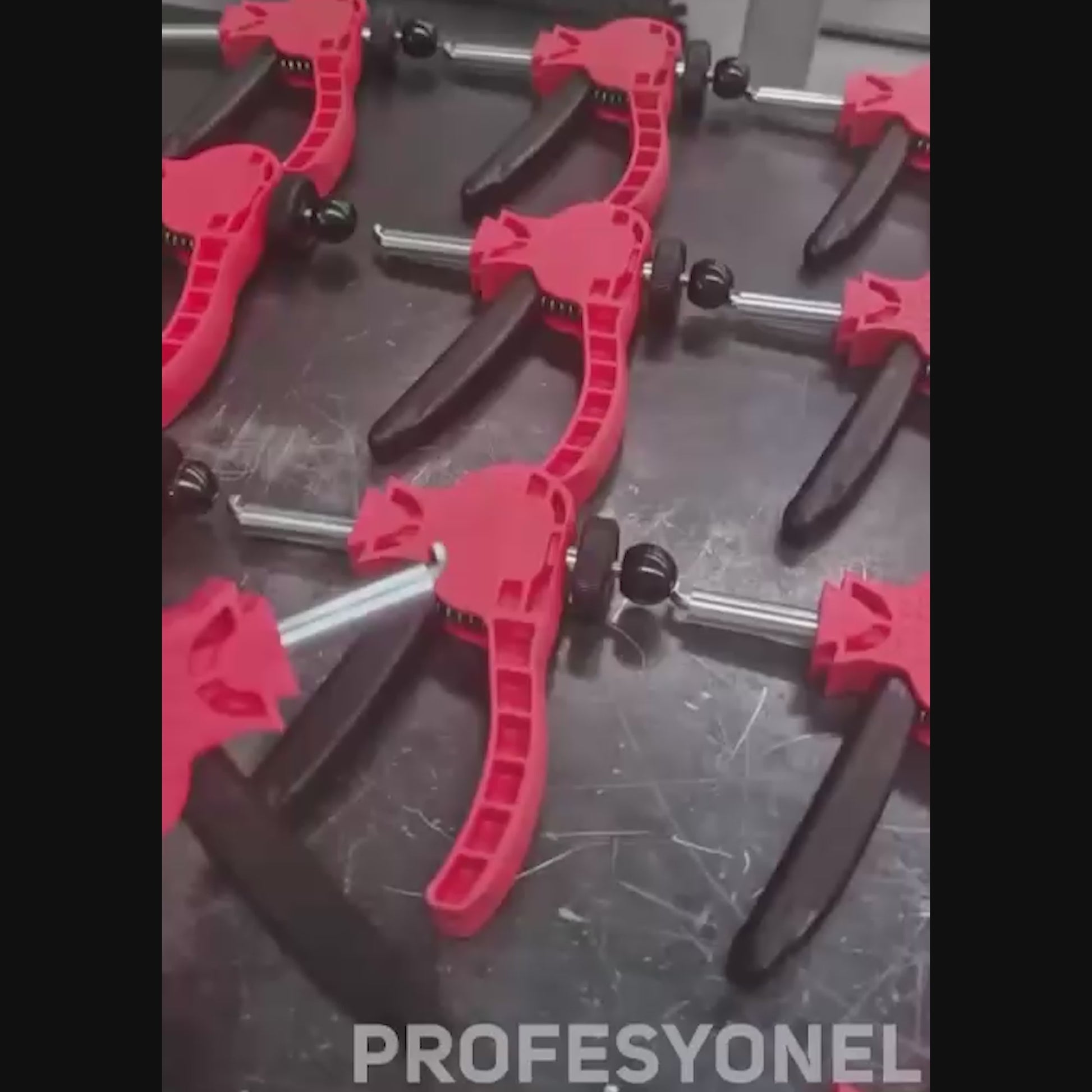 Close-up of the correction tool reshaping an automotive plug hole