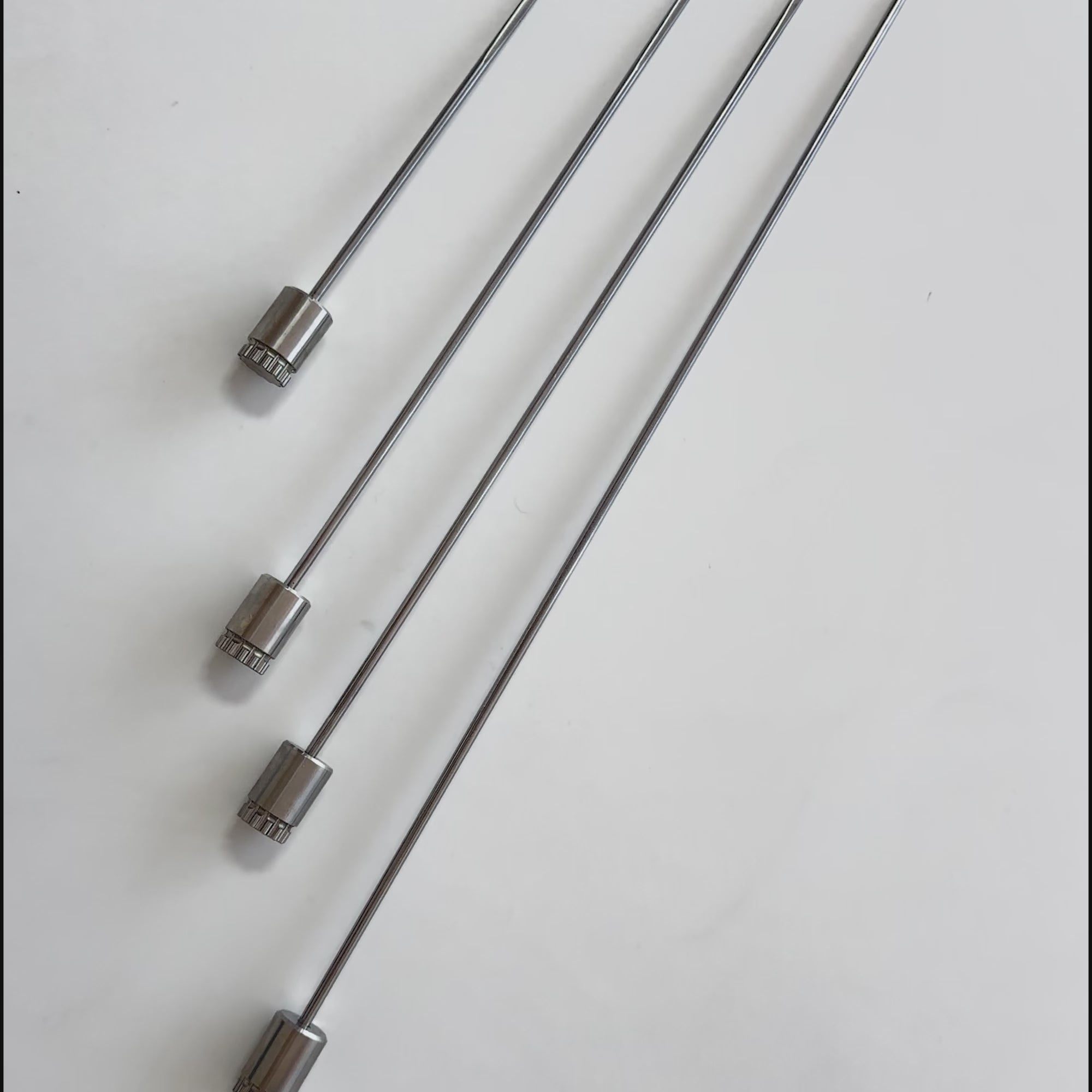 Complete 4-piece layout of the agile 5mm PDR rod collection