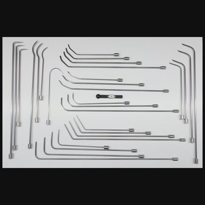 Tiran Edition 29-Piece 360° Rotating PDR Rod Set & Custom Tool Bag