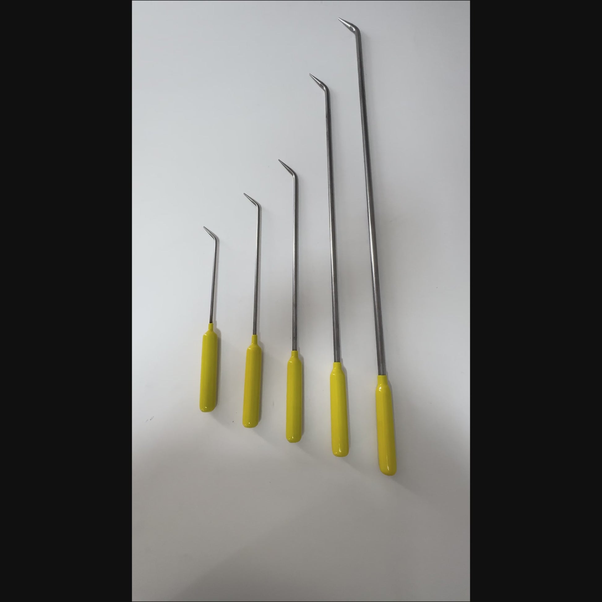 Complete 5-piece layout of the sword grip PDR tool set