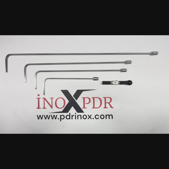 PDR INOX Torvina Edition tool extracting a panel dent