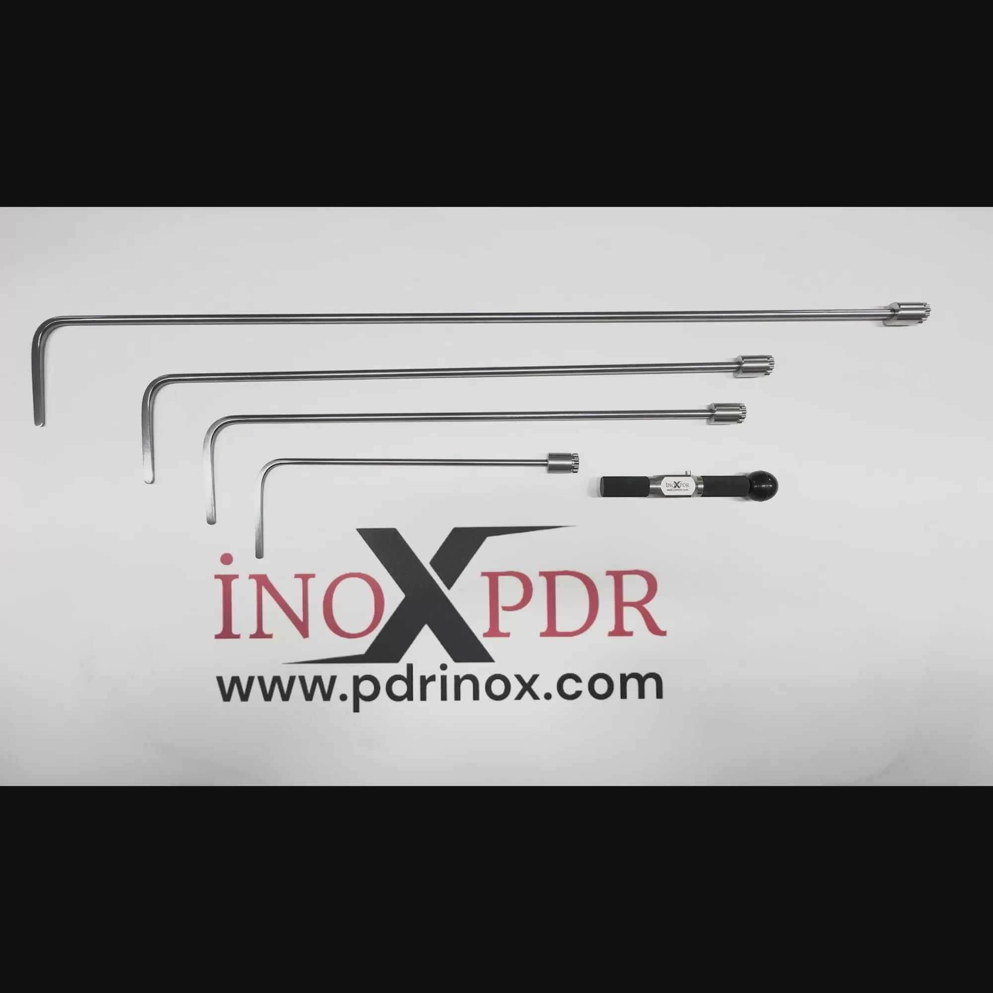 PDR INOX Torvina Edition tool extracting a panel dent