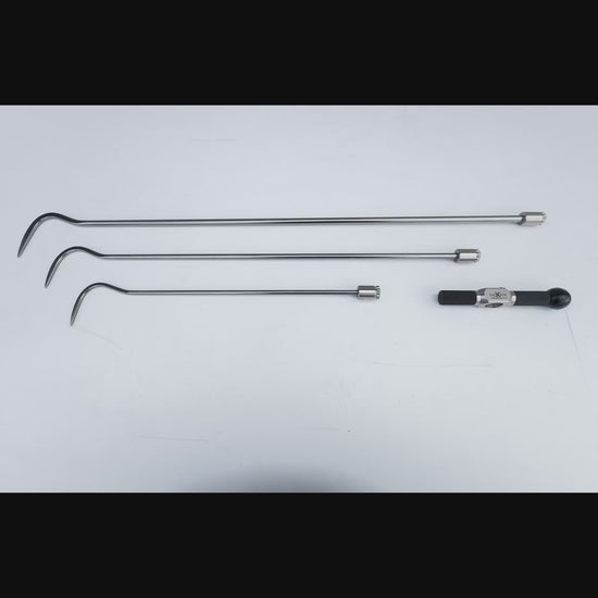 Precision sharp tips on the Florence Edition 8mm steel rods