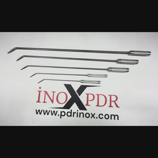 Full 5-piece layout of the pencil-sharp PDR rod set