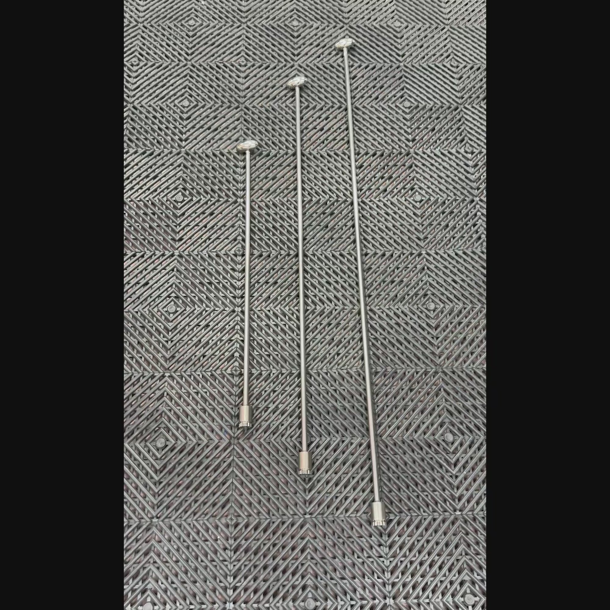 Ancona Edition 3-Piece Straight Horizontal Oval Head PDR Rod Set (10mm)