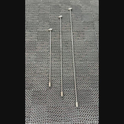 Ancona Edition 3-Piece Straight Horizontal Oval Head PDR Rod Set (10mm)