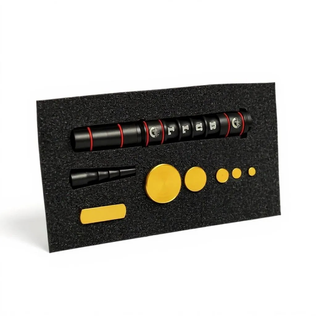 Small smart slide hammer attached to a glue pulling tab