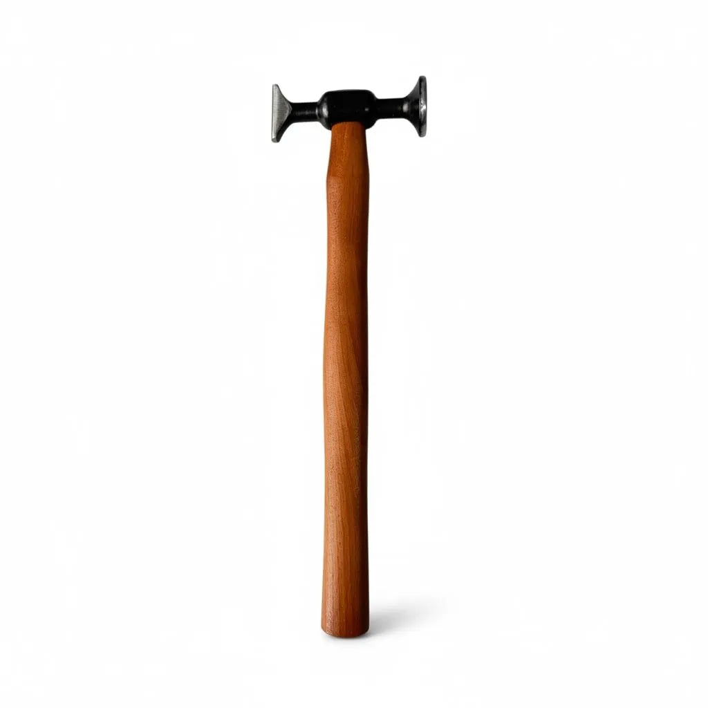 Balanced wooden handle of the Model 9 PDR hammer
