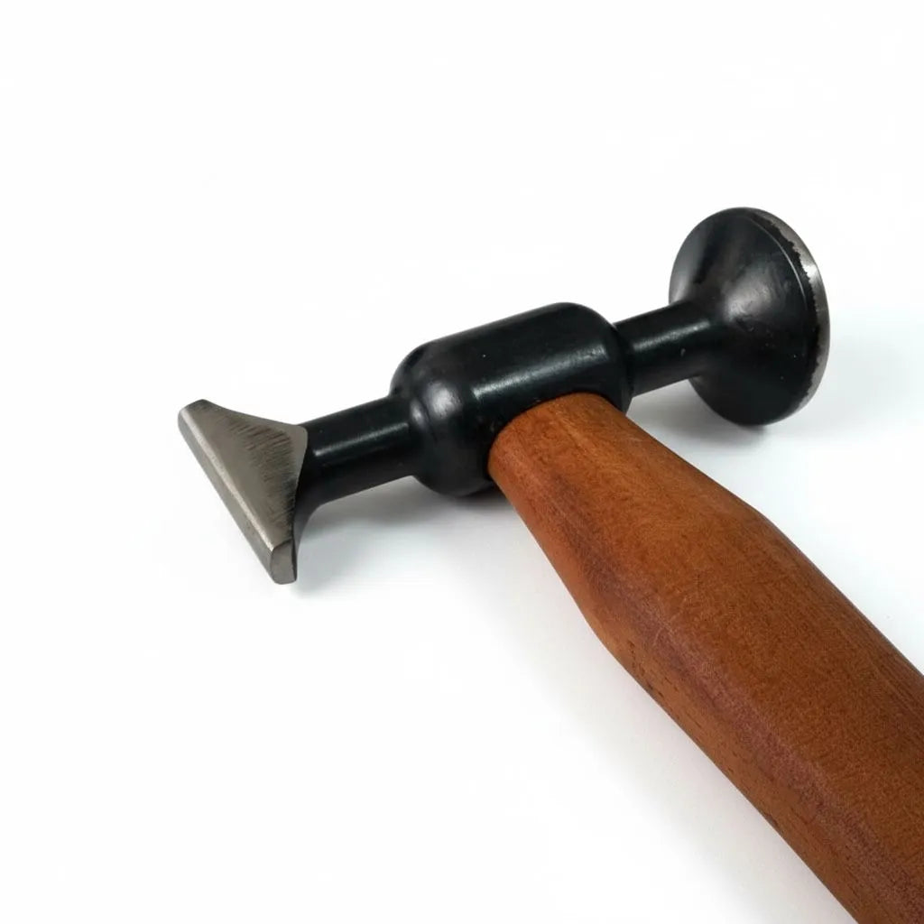 PDR INOX Model 9 wooden handle dent correction hammer